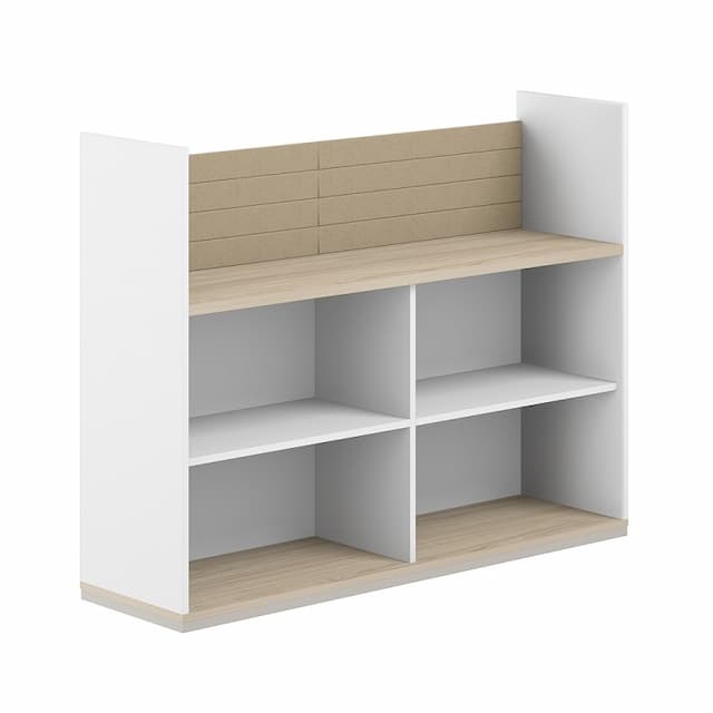 Стеллаж-комбо 1238 односторонний Norden Allegro AG.251.400.651.BG с экраном тканевым низким